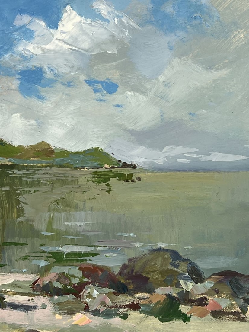 Oil painting Boats on the Shore of the Endless Sea Yuriy Suprunchuk - 2