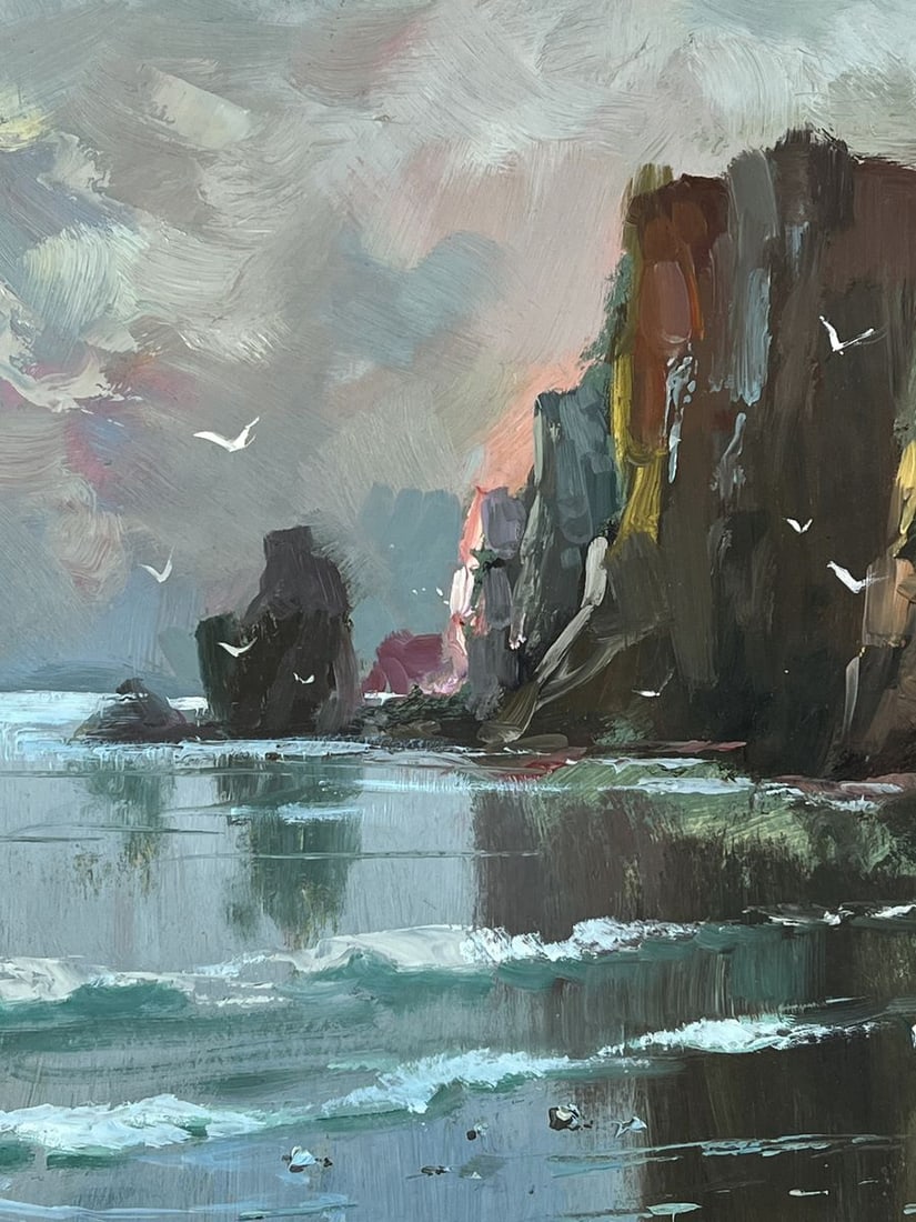 Oil painting People on the Lonely Shore Yuriy Suprunchuk - 6