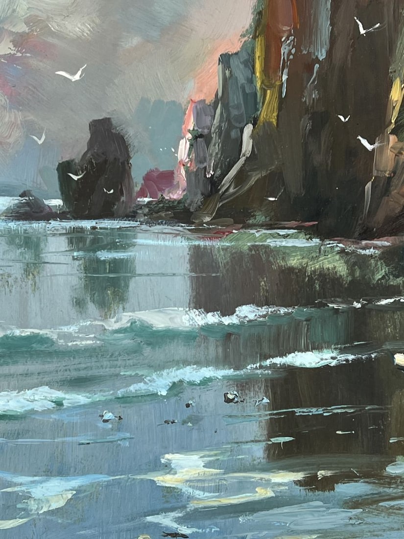 Oil painting People on the Lonely Shore Yuriy Suprunchuk - 8