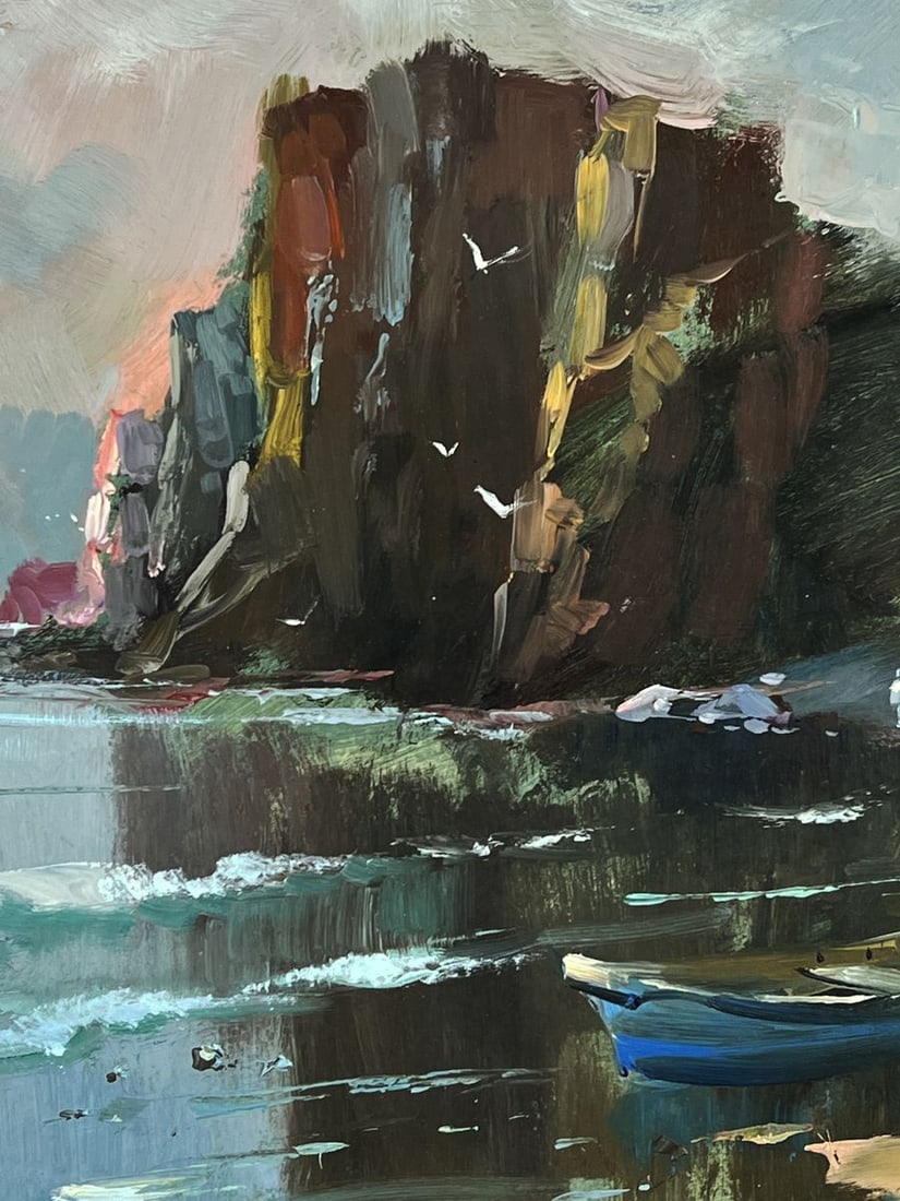 Oil painting People on the Lonely Shore Yuriy Suprunchuk - 9
