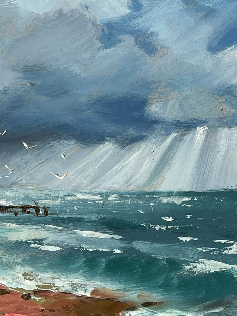 Oil painting Before the Storm at Sea Yuriy Suprunchuk - 10