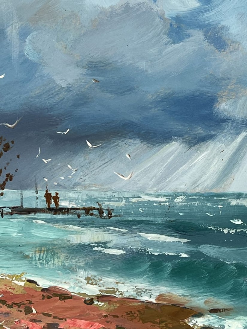 Oil painting Before the Storm at Sea Yuriy Suprunchuk - 9