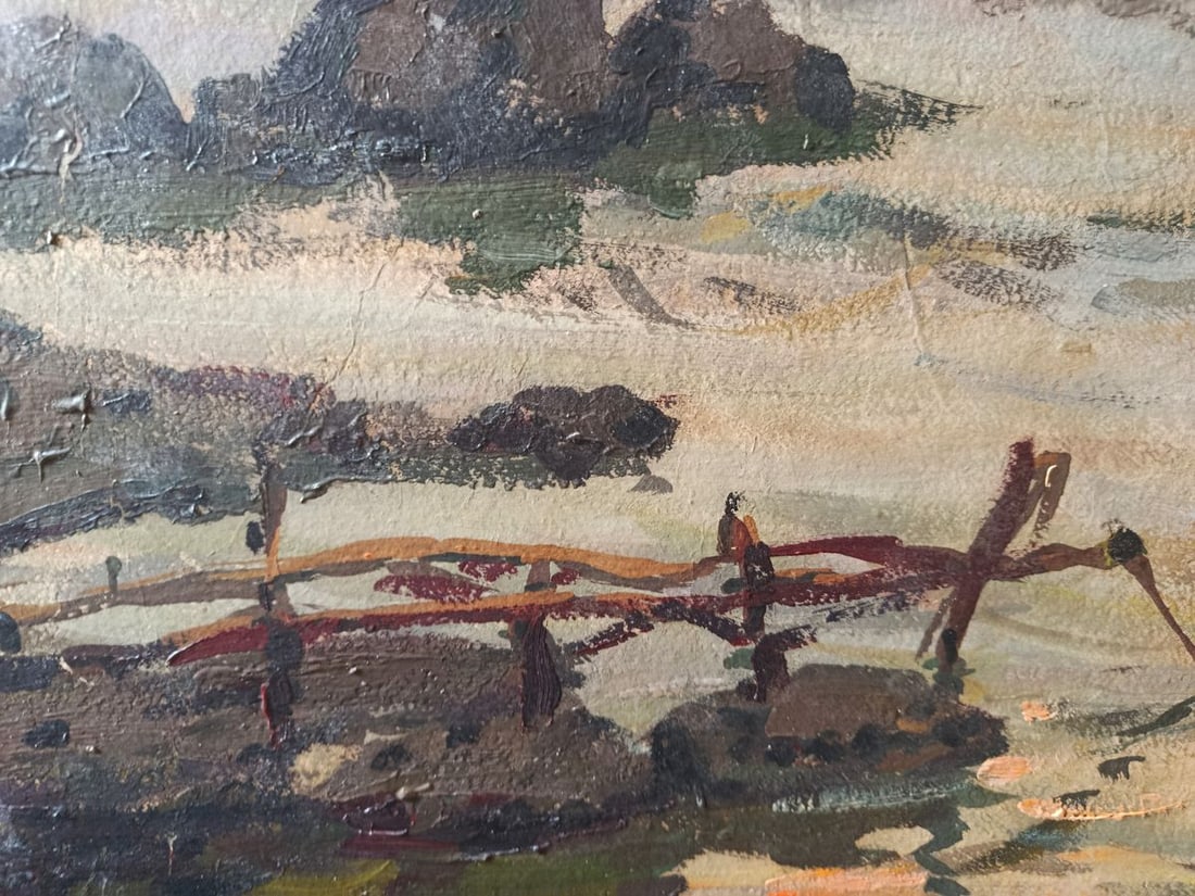 Oil painting A distant ship at sea Alexander Zakharov - 5