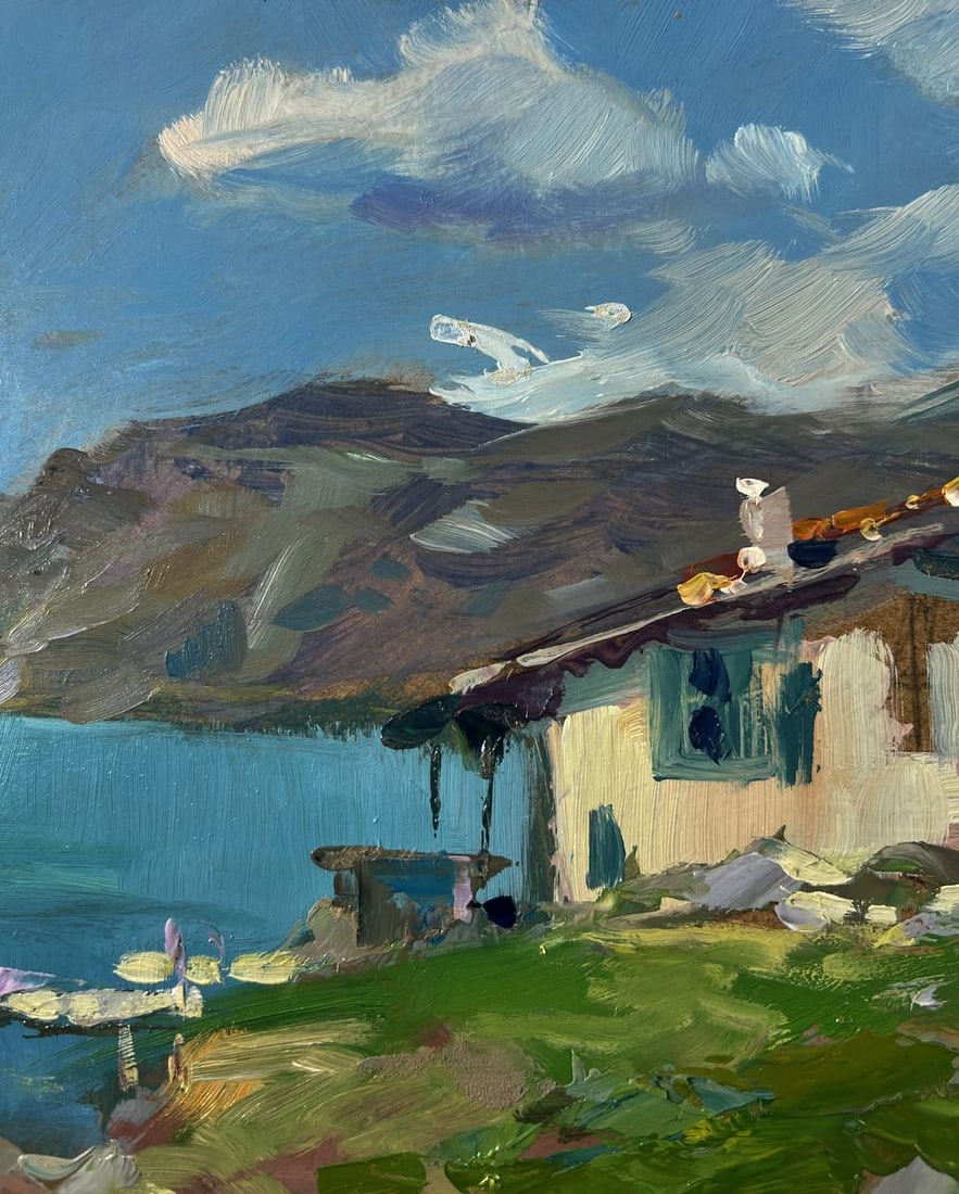 Oil painting House by the sea Yuriy Suprunchuk - 6