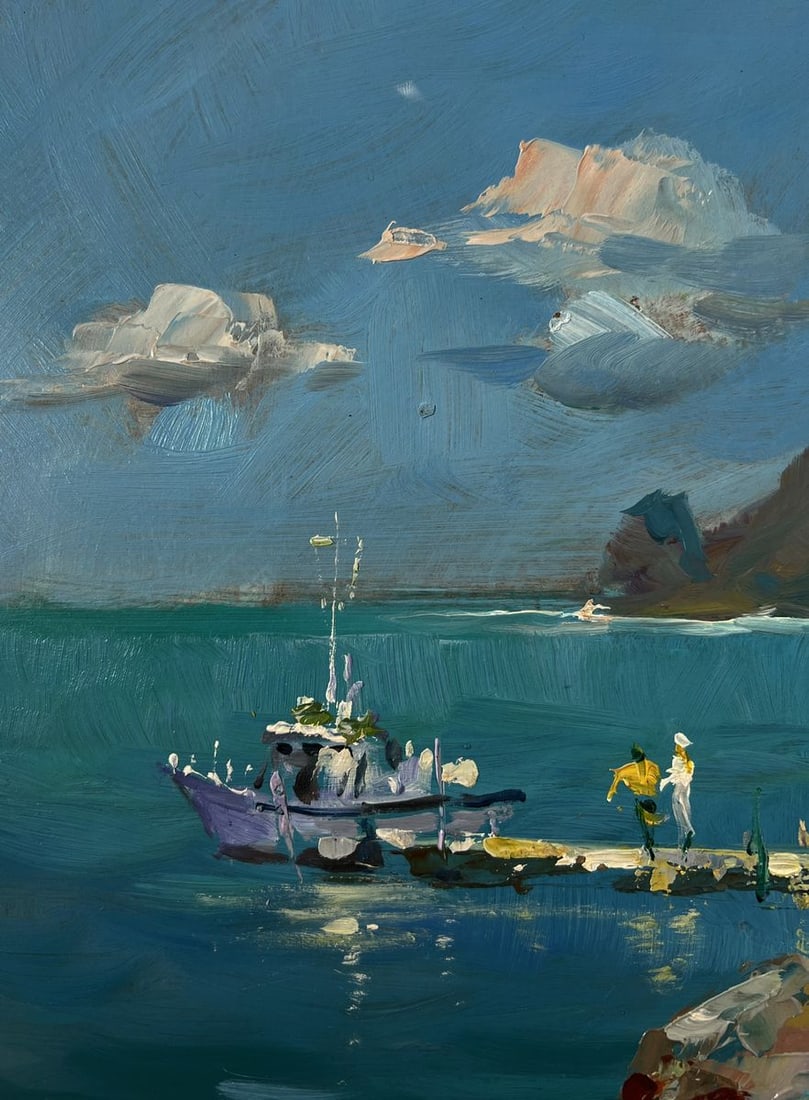 Oil painting House by the sea Yuriy Suprunchuk - 7