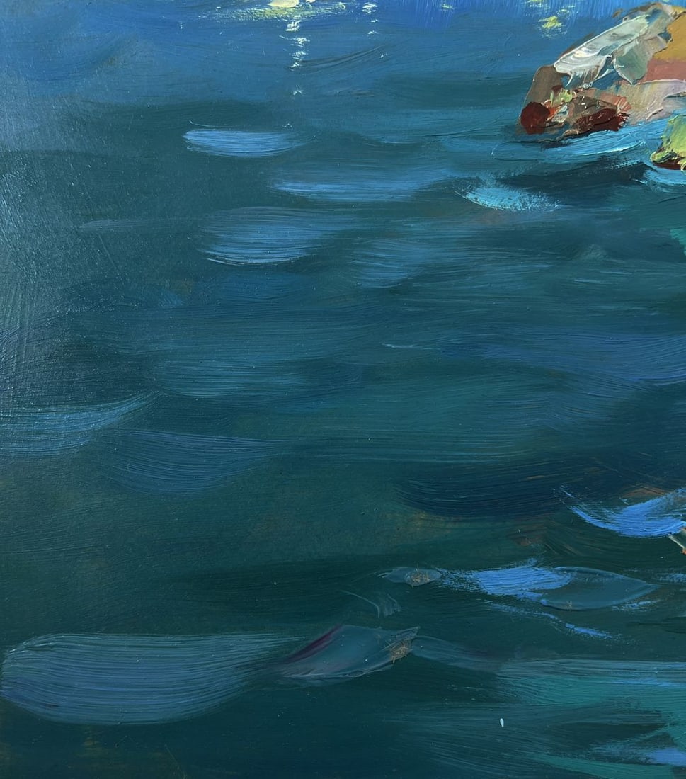 Oil painting House by the sea Yuriy Suprunchuk - 8
