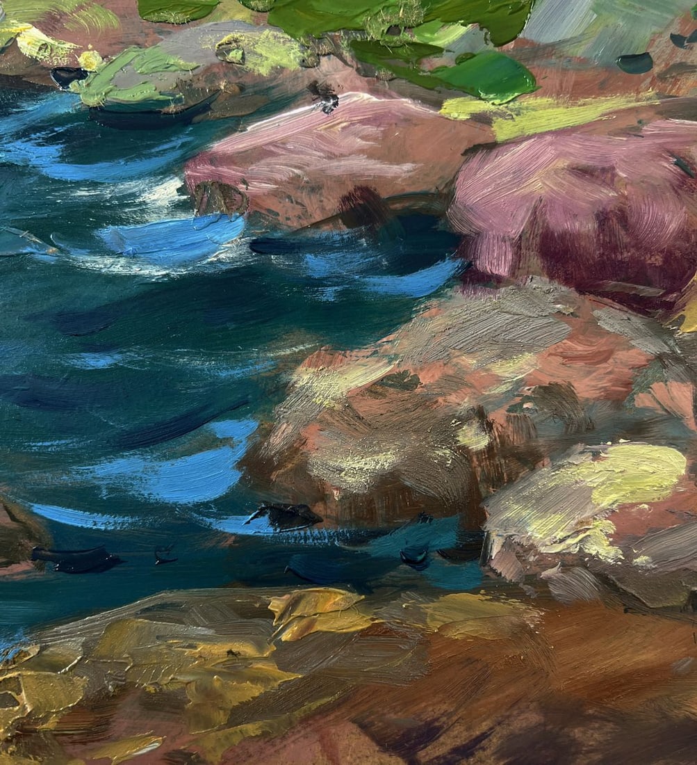 Oil painting House by the sea Yuriy Suprunchuk - 9