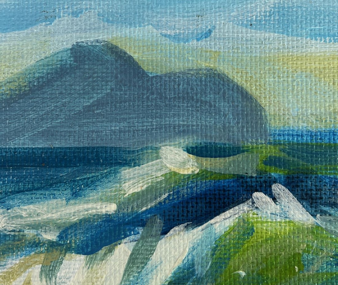 Acrylic painting Dance of the Waves Mykhailo Patskan - 8