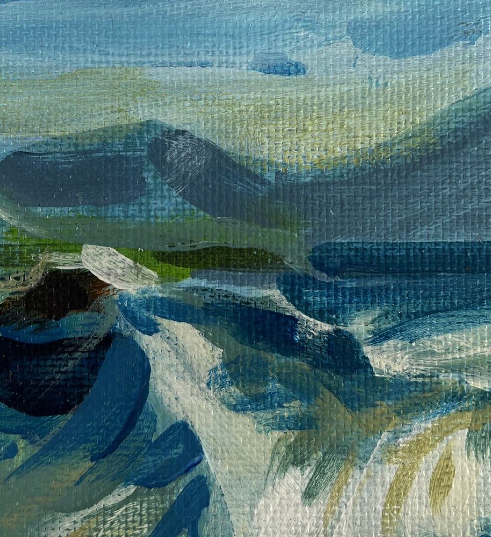 Acrylic painting Dance of the Waves Mykhailo Patskan - 9