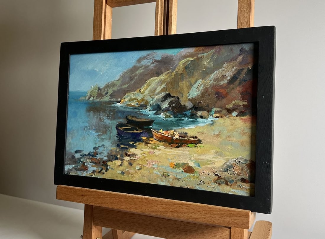 Oil painting Dream of the sea and mountains Yuriy Suprunchuk - 5