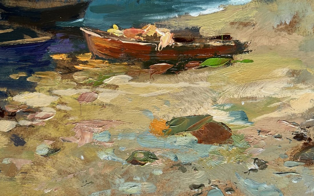 Oil painting Dream of the sea and mountains Yuriy Suprunchuk - 8