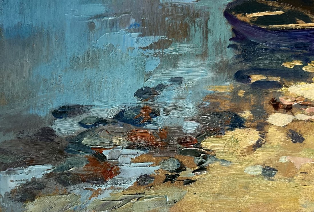 Oil painting Dream of the sea and mountains Yuriy Suprunchuk - 9