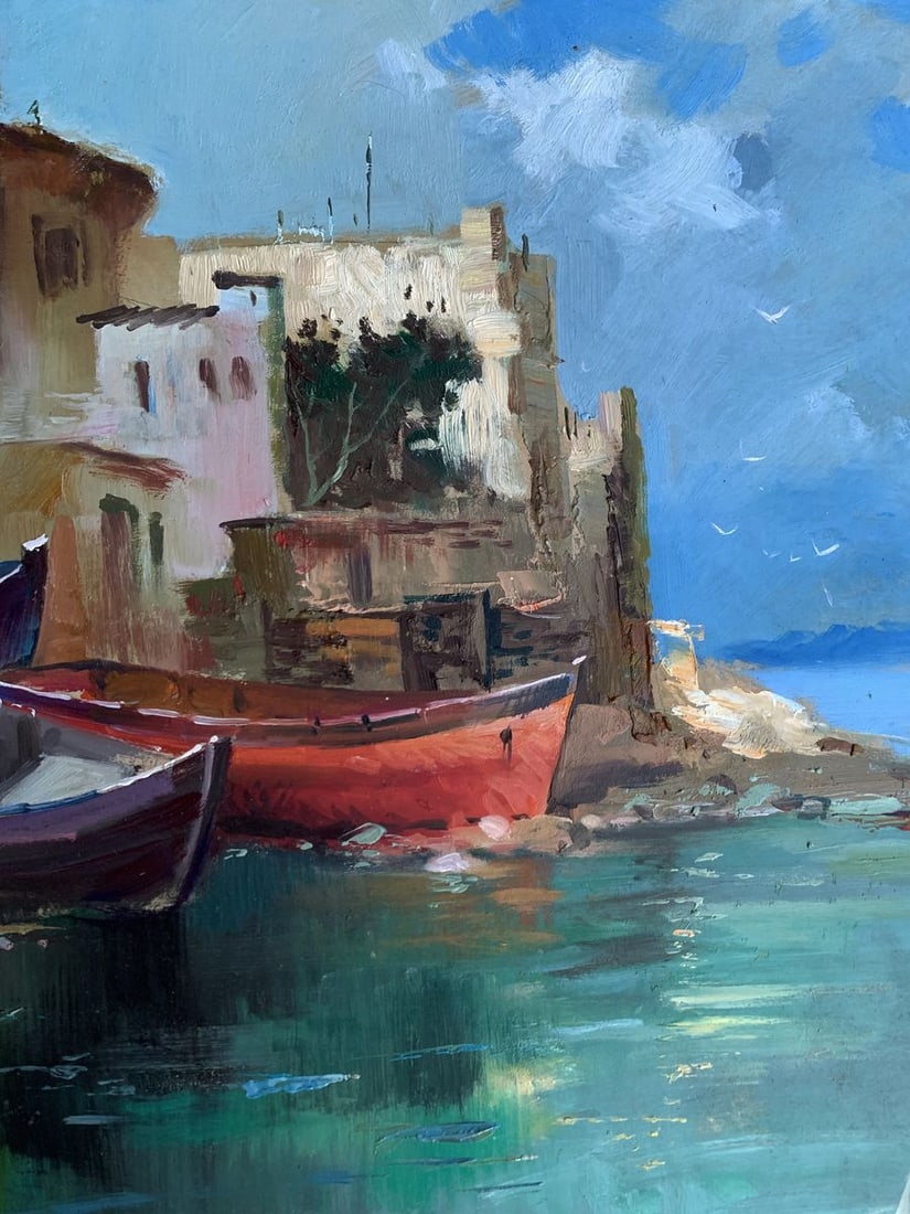 Oil painting On the seashore Yuriy Suprunchuk - 2