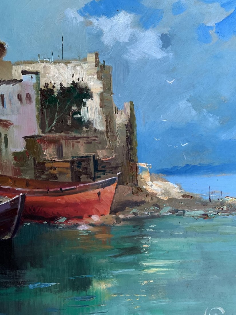 Oil painting On the seashore Yuriy Suprunchuk - 3