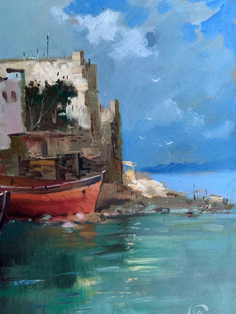 Oil painting On the seashore Yuriy Suprunchuk - 4