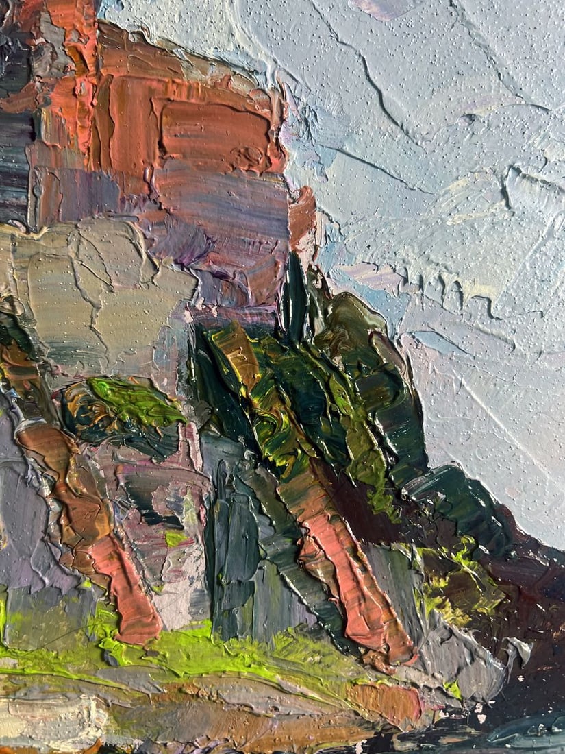 Oil painting Fortress by the sea Boris Serdyuk - 10