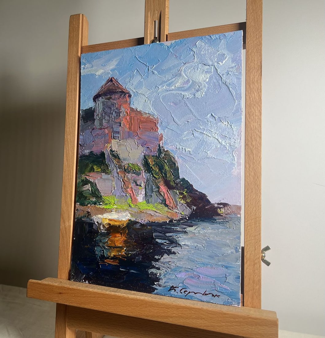 Oil painting Fortress by the sea Boris Serdyuk - 5
