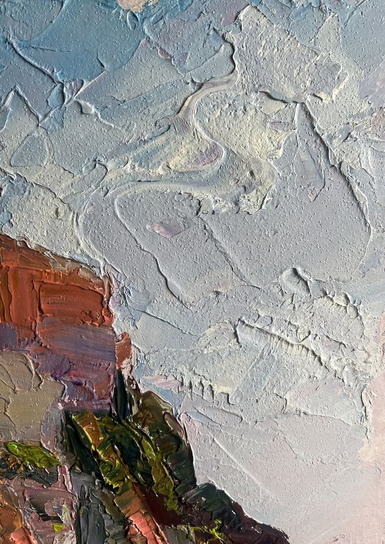 Oil painting Fortress by the sea Boris Serdyuk - 8