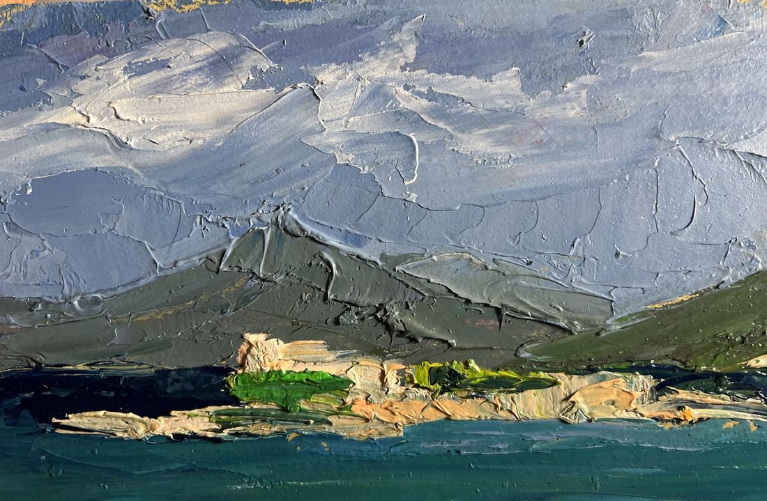 Oil painting Sea and mountains Boris Serdyuk - 8