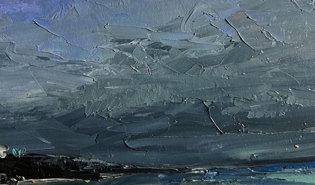 Oil painting People on the beach Boris Serdyuk - 8