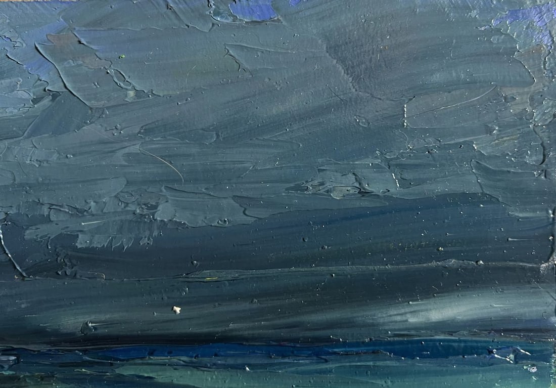 Oil painting People on the beach Boris Serdyuk - 9