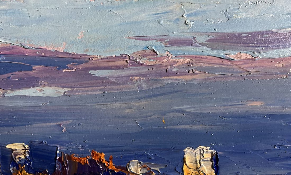 Oil painting On the sea coast Boris Serdyuk - 8