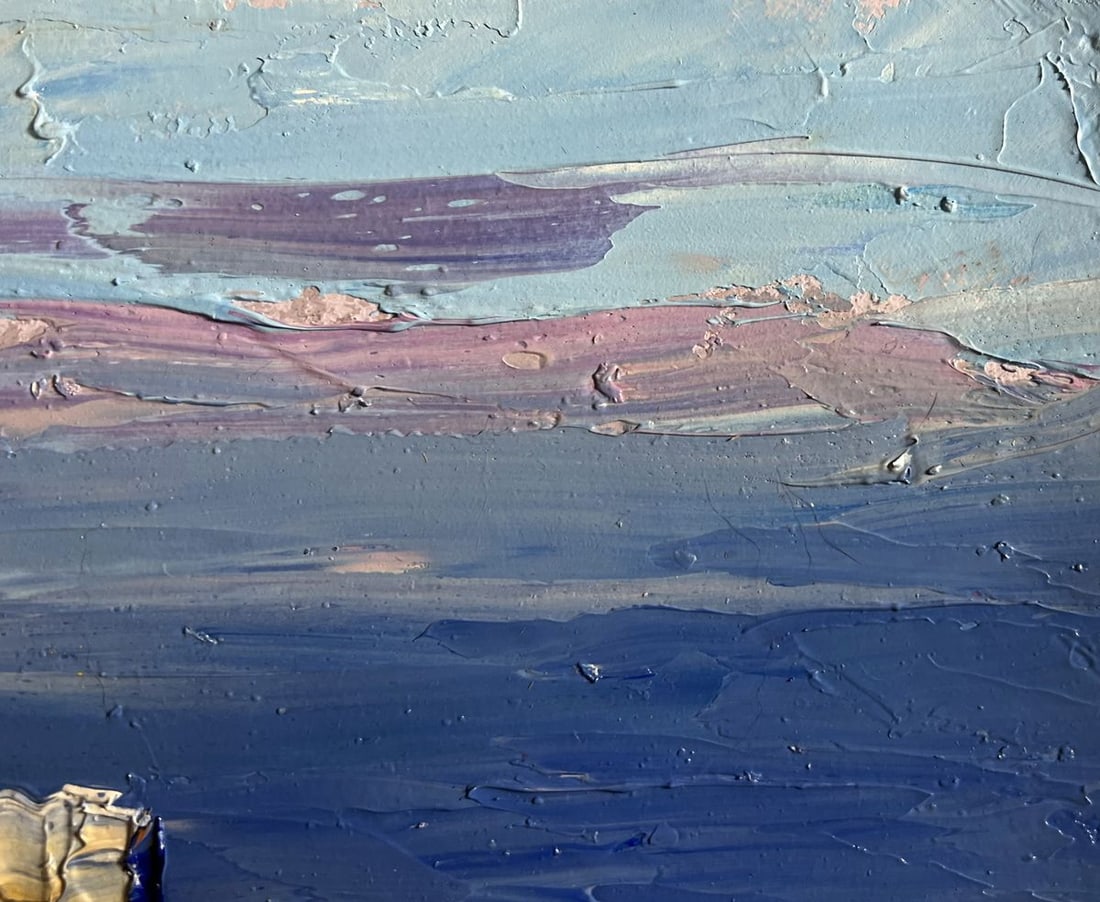Oil painting On the sea coast Boris Serdyuk - 9