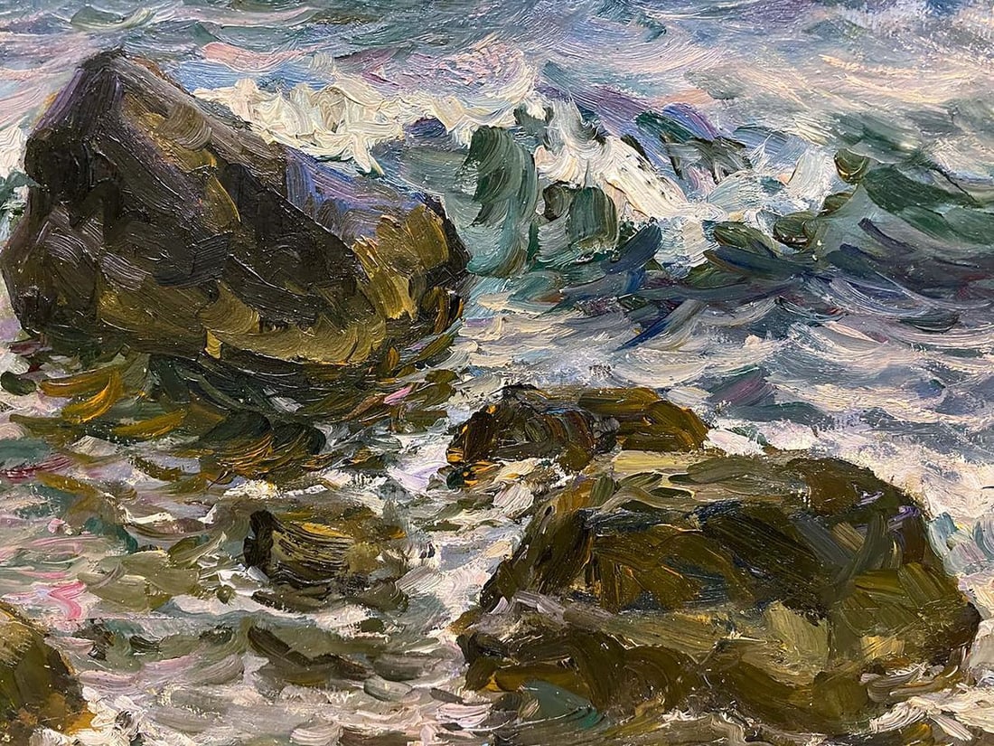 Oil painting Surf Basov Yakov Aleksandrovich - 3