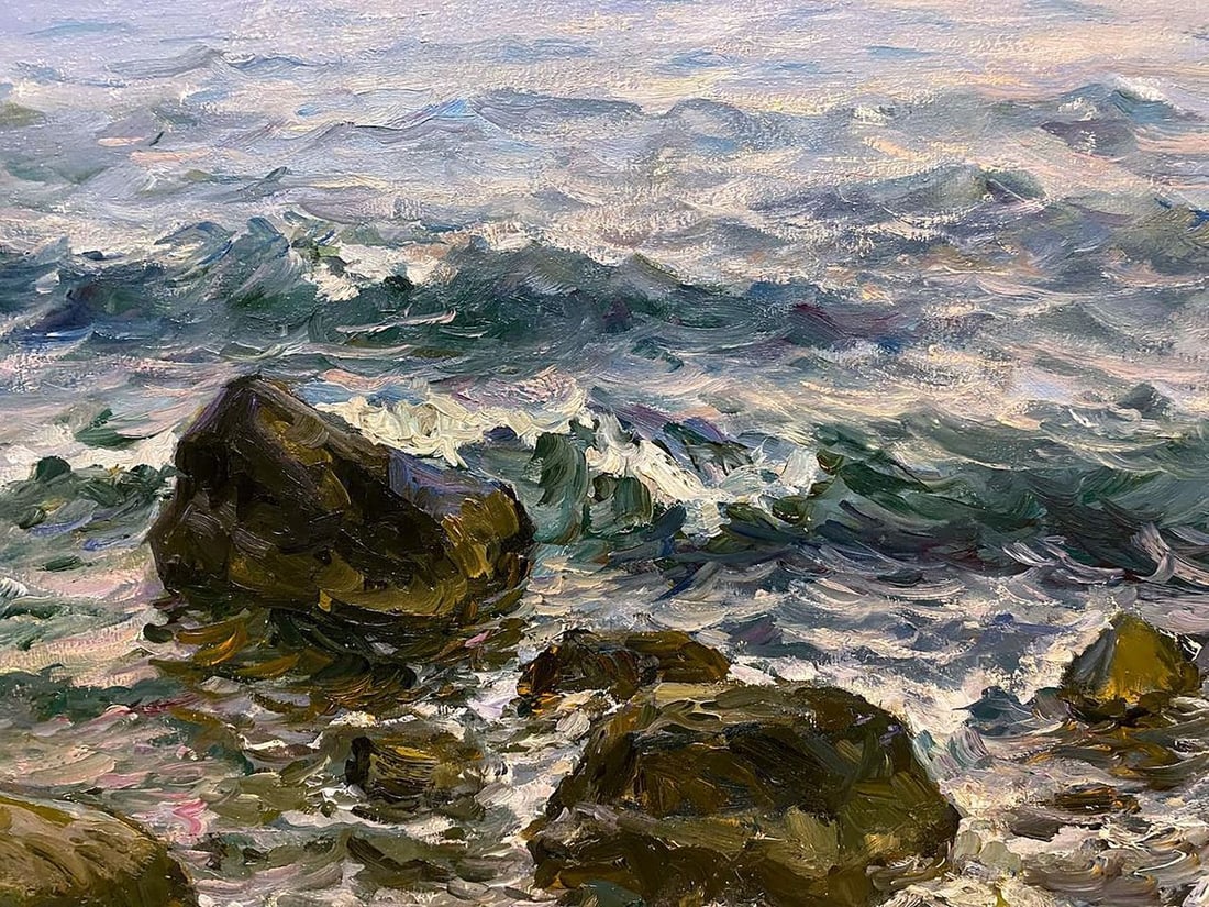 Oil painting Surf Basov Yakov Aleksandrovich - 4