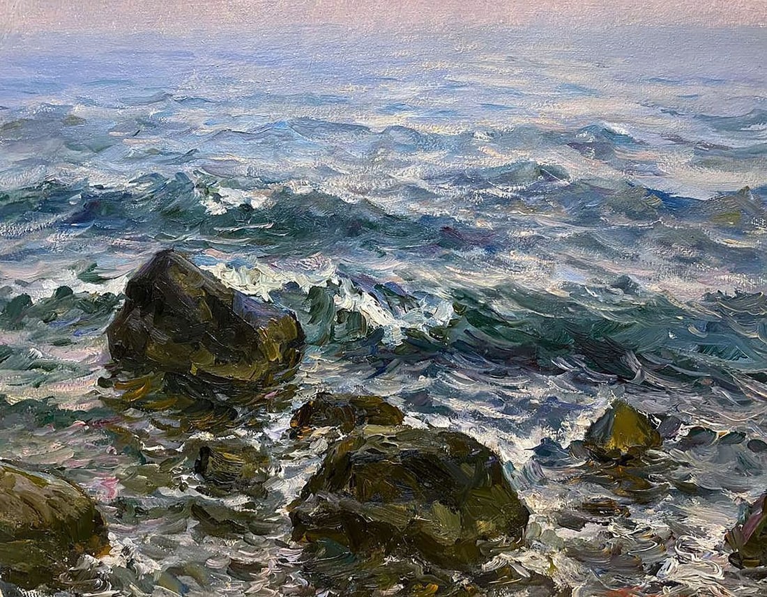 Oil painting Surf Basov Yakov Aleksandrovich - 5