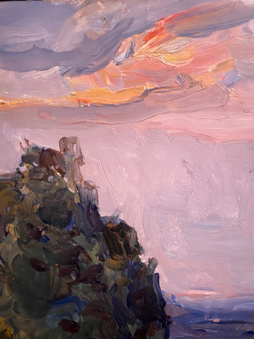 Oil painting Near the sea Leonid Chernov - 6