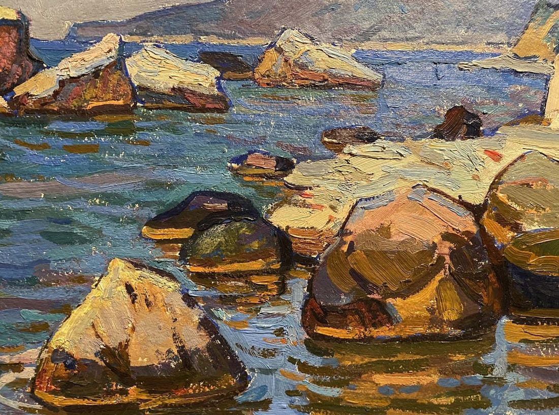Oil painting Sea shore Grigoriy Ruban - 6