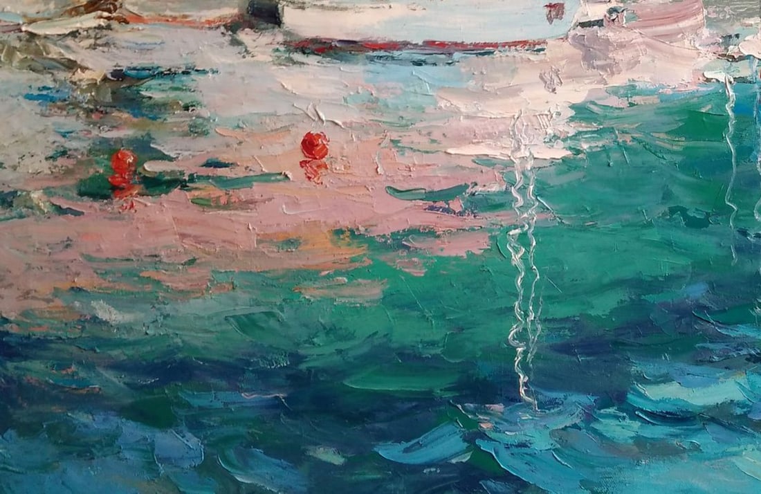 Oil painting Yacht Club Alexander Nikolaevich Cherednichenko - 5