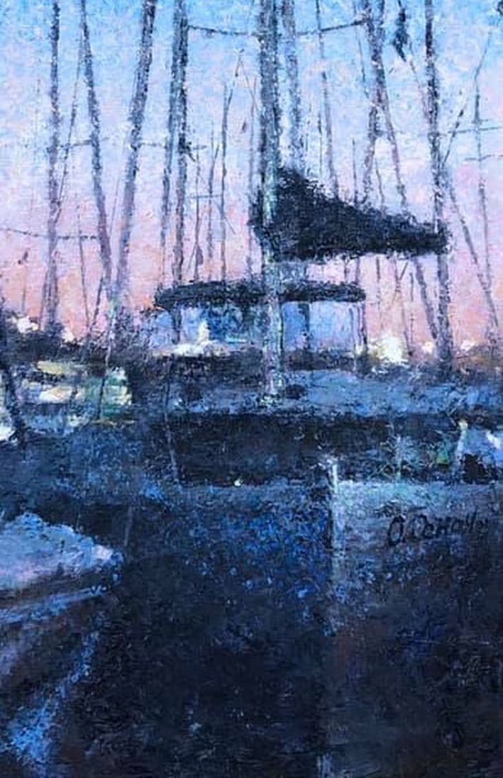 Oil painting In the cobweb mast Procach Olesia - 5