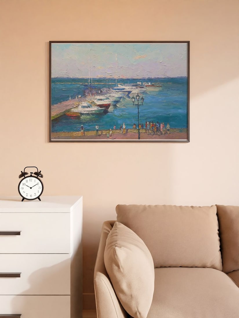 Oil painting Odessa Yachts Serdyuk Boris Petrovich - 6