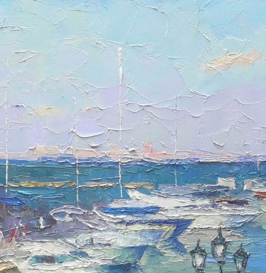 Oil painting Odessa Yachts Serdyuk Boris Petrovich - 8