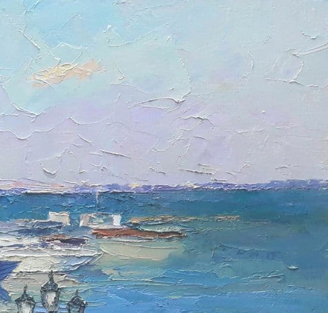 Oil painting Odessa Yachts Serdyuk Boris Petrovich - 9
