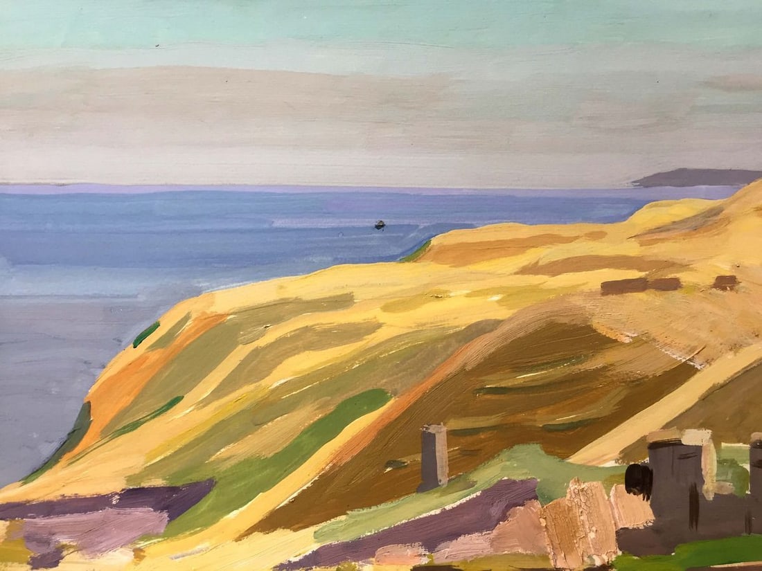 Gouache painting In the mountains Chernikov Vladimir Mikhailovich - 2
