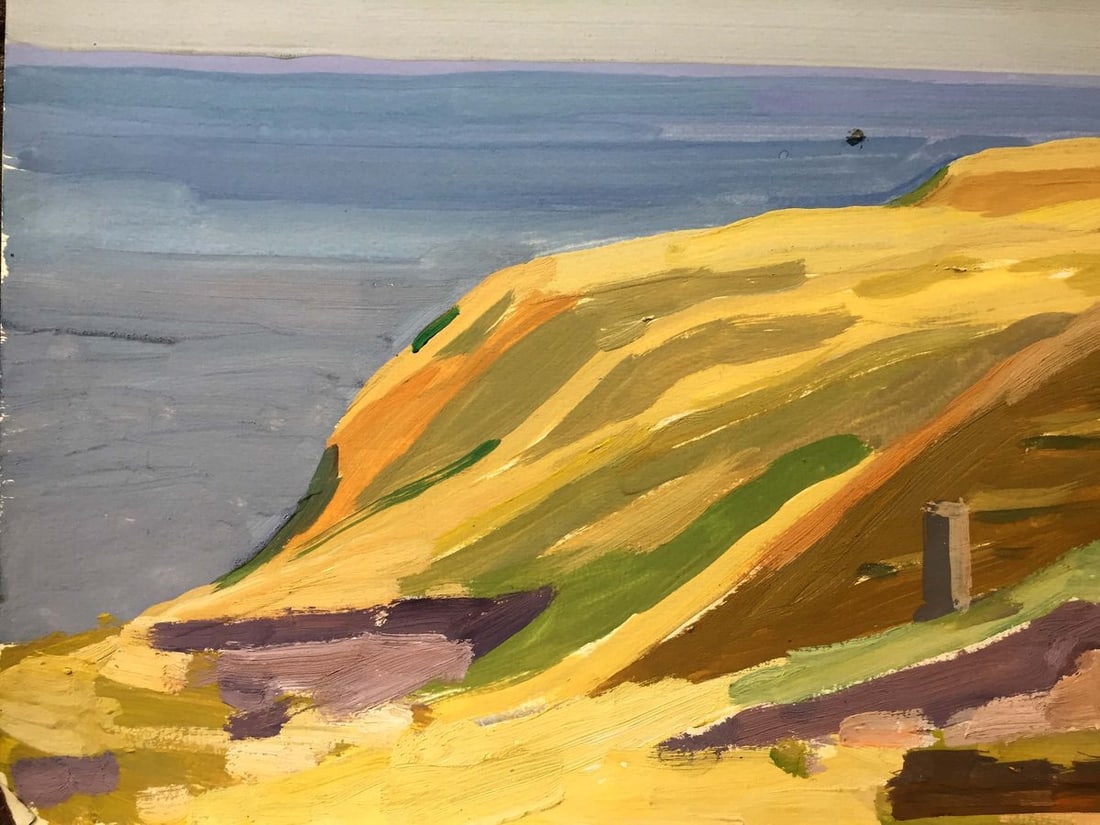 Gouache painting In the mountains Chernikov Vladimir Mikhailovich - 5
