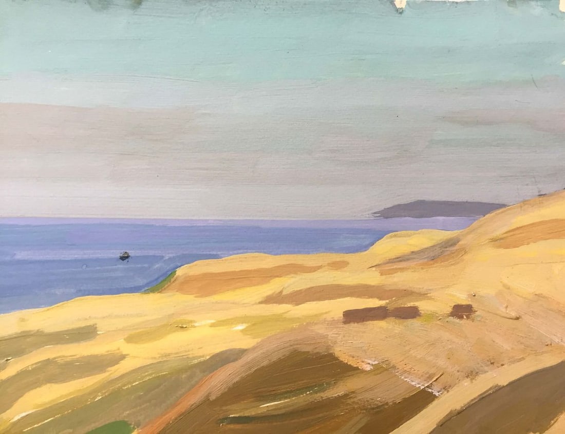 Gouache painting In the mountains Chernikov Vladimir Mikhailovich - 6