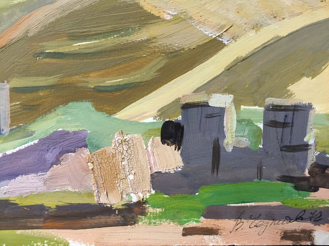 Gouache painting In the mountains Chernikov Vladimir Mikhailovich - 9