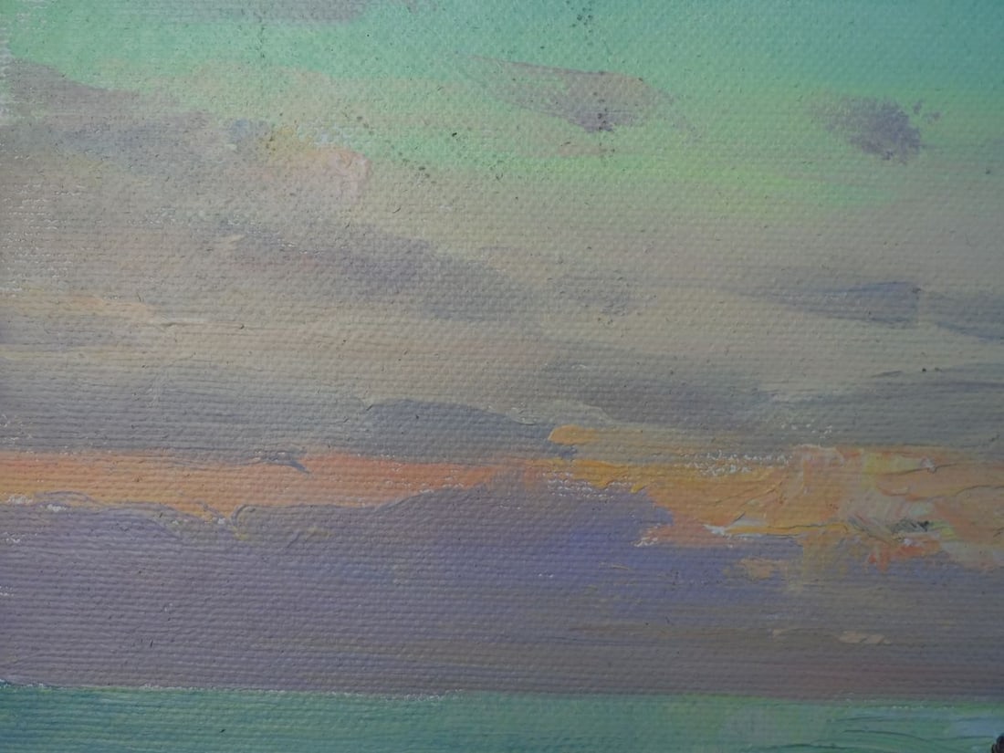 Oil painting Evening beach Mishurovsky V. V. - 6