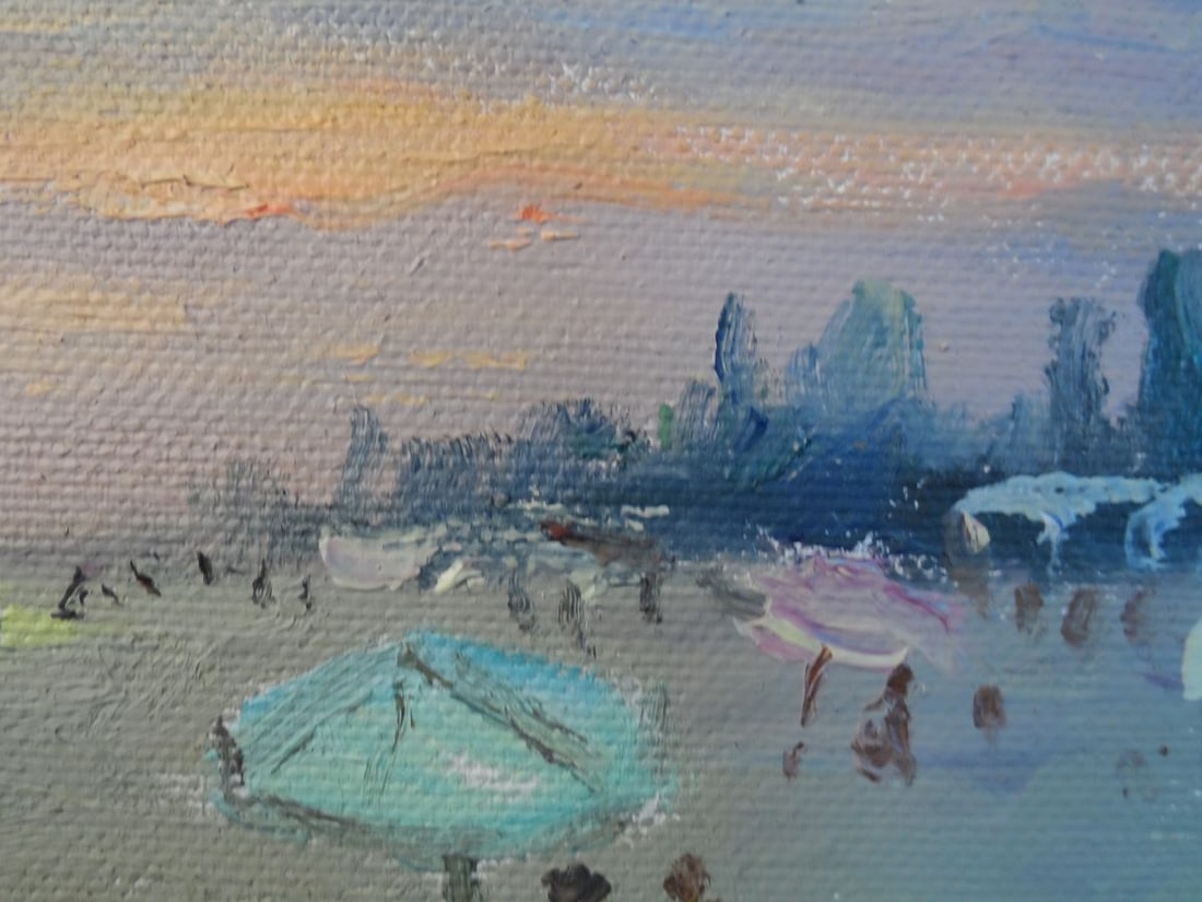 Oil painting Evening beach Mishurovsky V. V. - 8