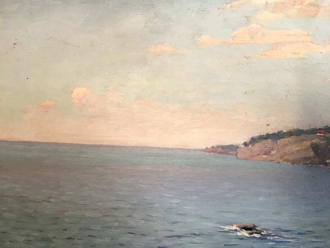 Oil painting Shore landscape - 4