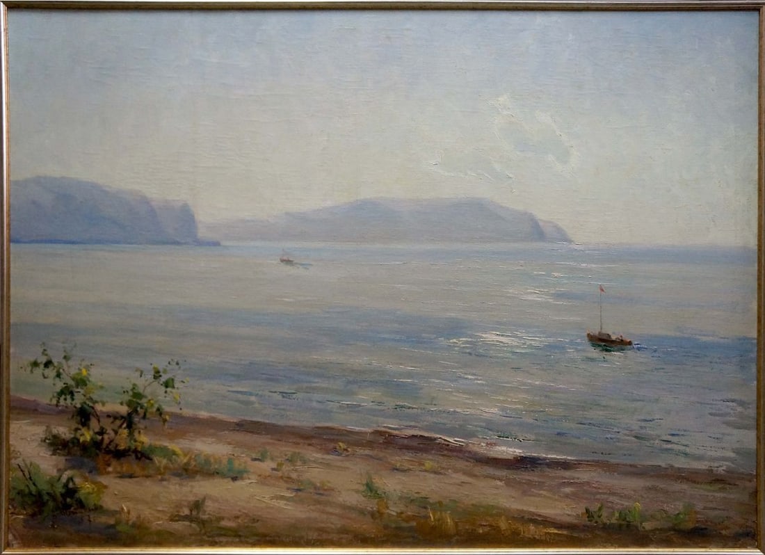 Oil painting Seascape Nepiypivo Vasily Ignatievich: №Verns 84 *** ABOUT THIS PAINTING *** * TITLE: "Seascape" * ARTISTS: Nepiypivo Vasily Ignatievich * SIZE: 100x139 cm/'39.37x54.72 inches' * MEDIUM: oil, canvas * HAND PAINTED: Original painting