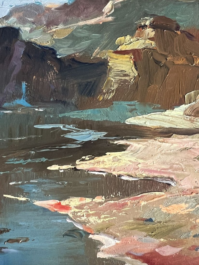 Oil painting The coast near the mountains Yuriy Suprunchuk - 10