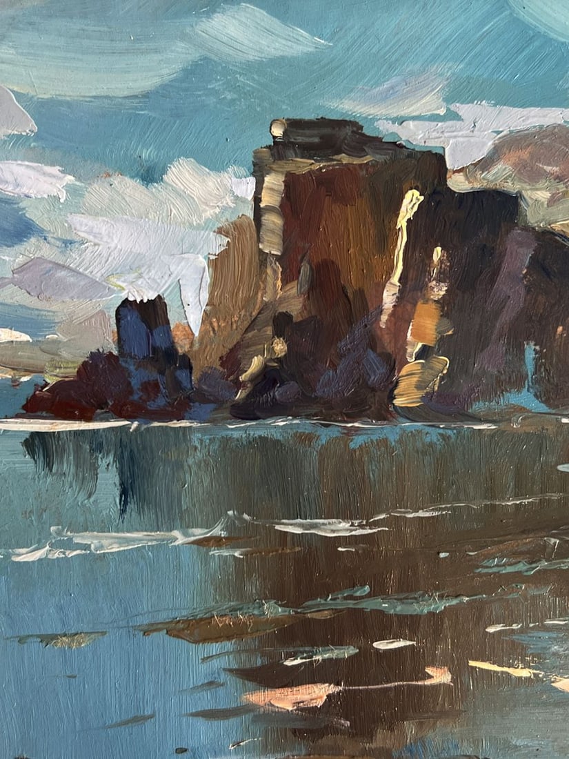 Oil painting The coast near the mountains Yuriy Suprunchuk - 6