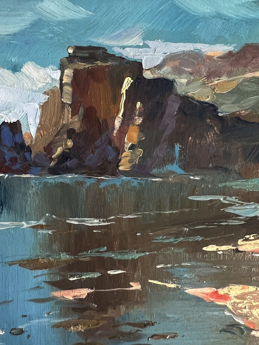 Oil painting The coast near the mountains Yuriy Suprunchuk - 8