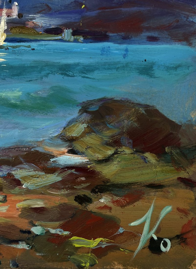Oil painting Seagulls over the waves Yuriy Suprunchuk - 10