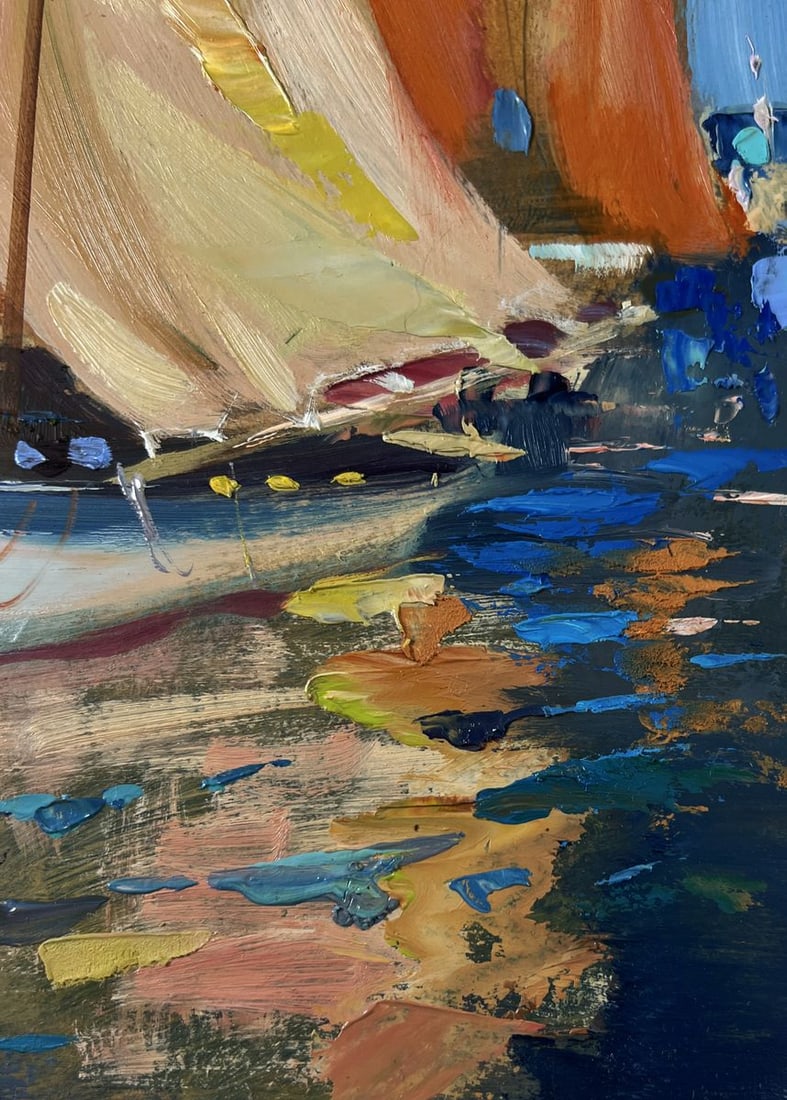 Oil painting Sail full of wind Yuriy Suprunchuk - 8